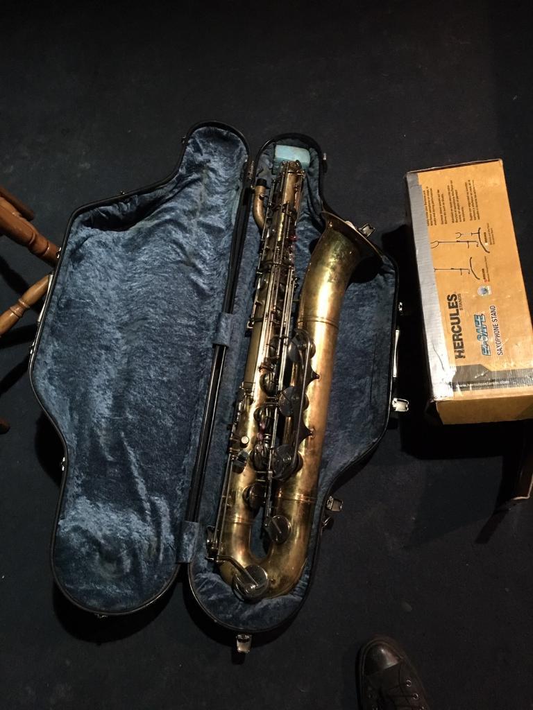 B&M Champion baritone saxophone in AshbydelaZouch, Leicestershire