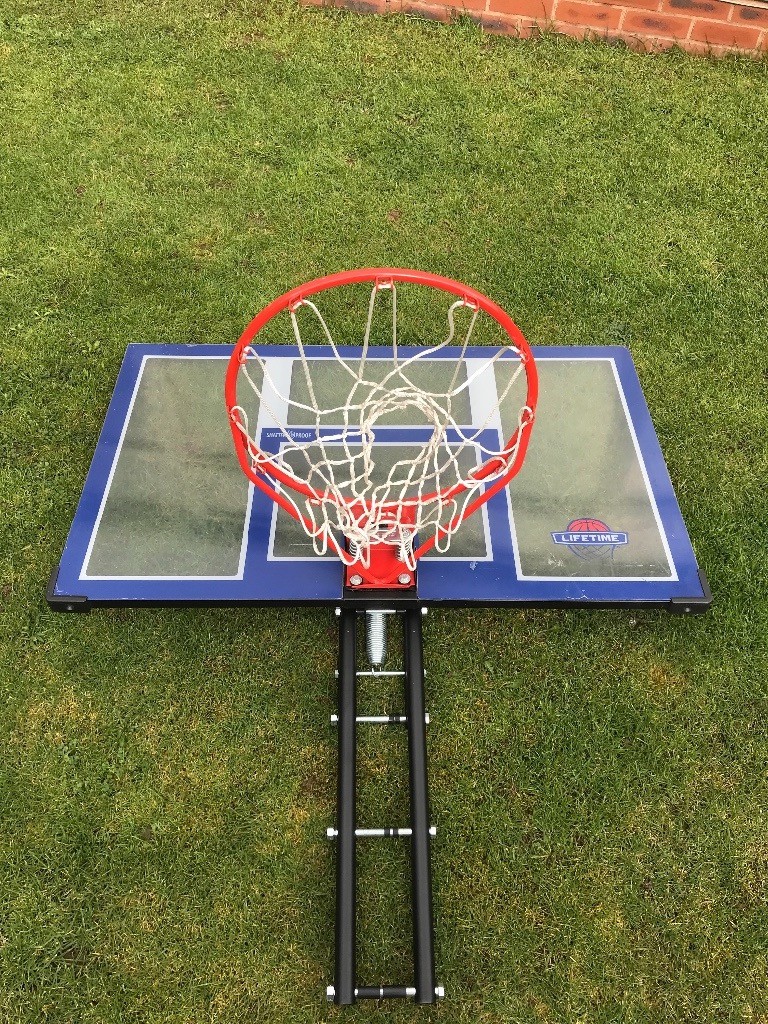 Lifetime Basketball Hoop, Full Sized, Extendable, Portable in