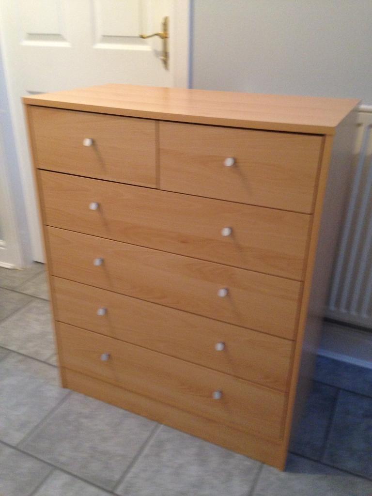 Beechwood Chest Of Drawers In Corstorphine Edinburgh Gumtree