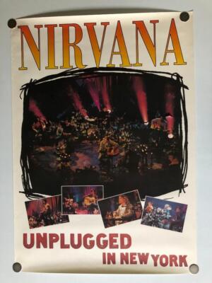 NIRVANA ポスター　Vintage　ヴィンテージ 　poster Nirvana vintage poster, nirvana, Poster for Home Decor Gift