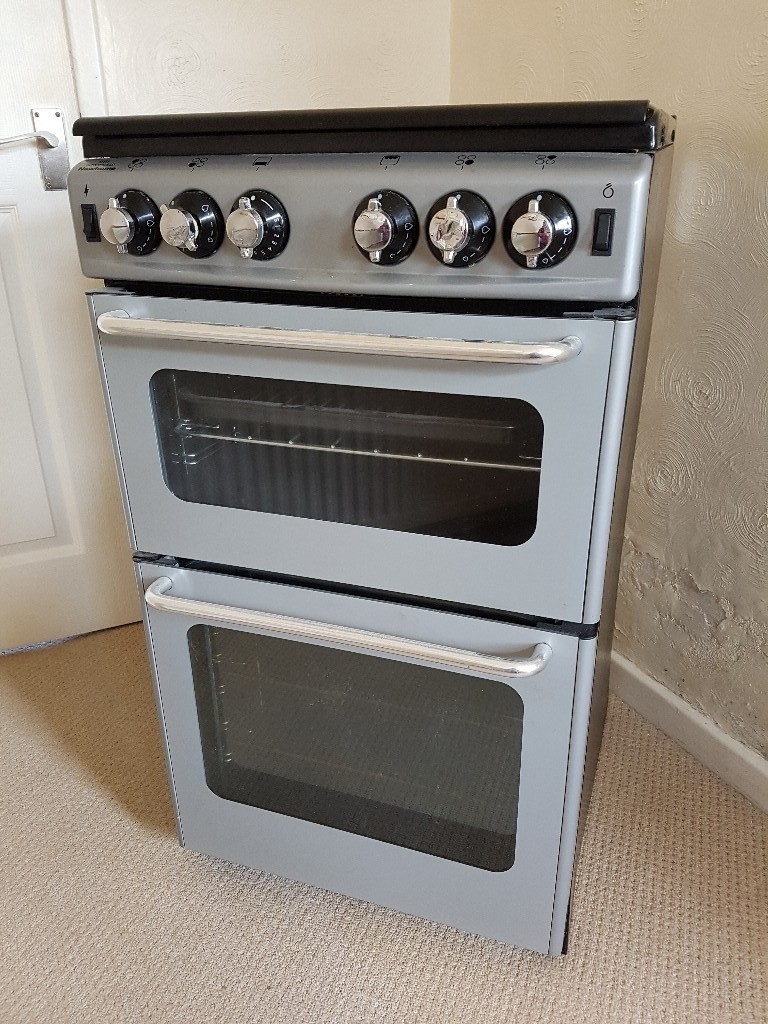 Free Standing 50cm New World Silver Gas Cooker NH500TSIDLM in