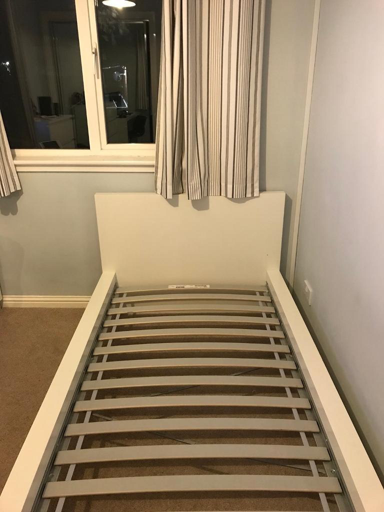 Ikea Malm Single Bed Frame White in Wishaw, North Lanarkshire Gumtree