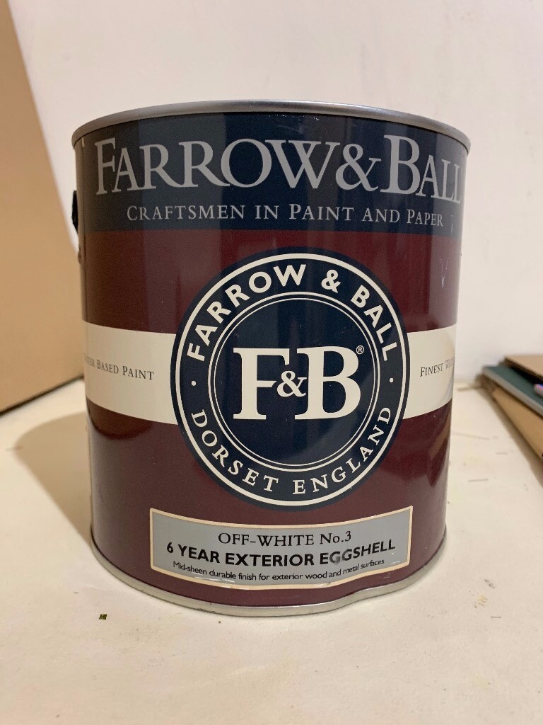 75 Off Farrow and Ball Paint Off White Exterior Eggshell 2.5