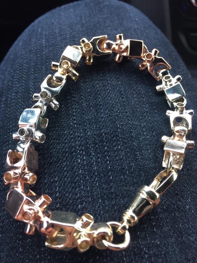 Lego Link Bracelet 9ct Gold in Sheffield, South Yorkshire Gumtree