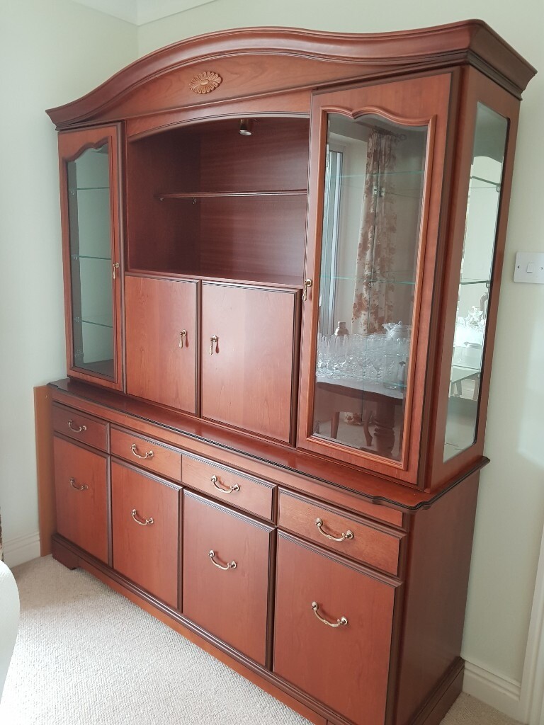 John E Coyle Cherry Wood Display in Salisbury, Wiltshire