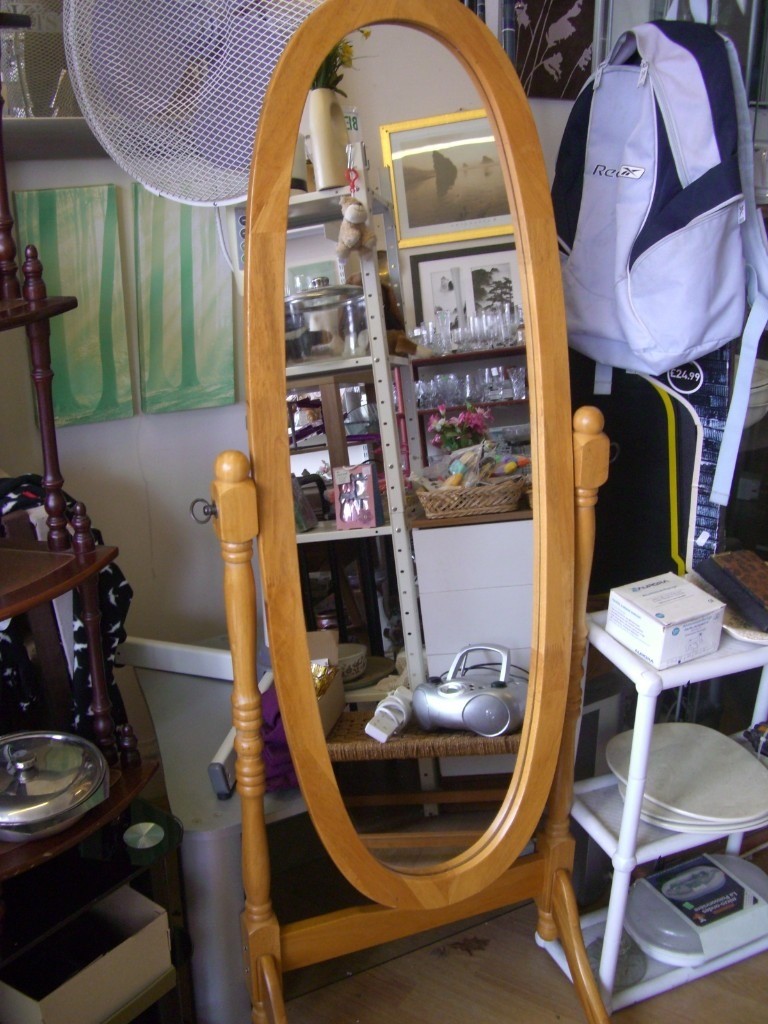 PINE FLOOR STANDING OVAL MIRROR in Wallasey, Merseyside Gumtree