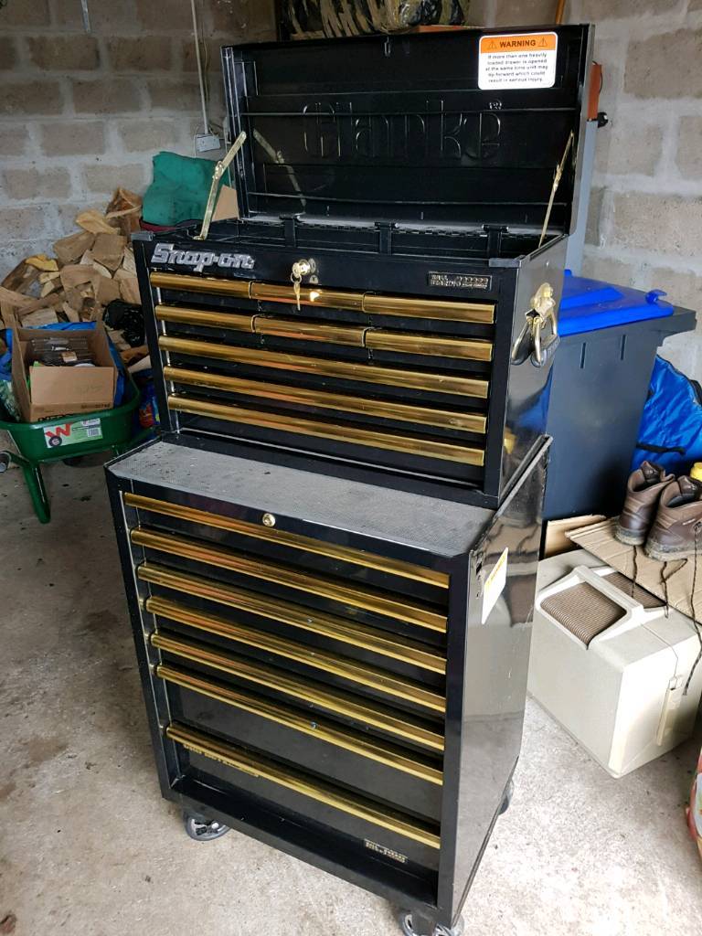 Clarke toolbox black and gold snap on badge in Aberdeen Gumtree