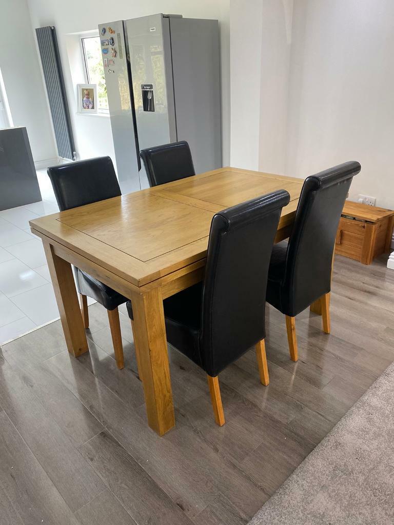 Oak furniture land solid oak dining table | in Dudley ...