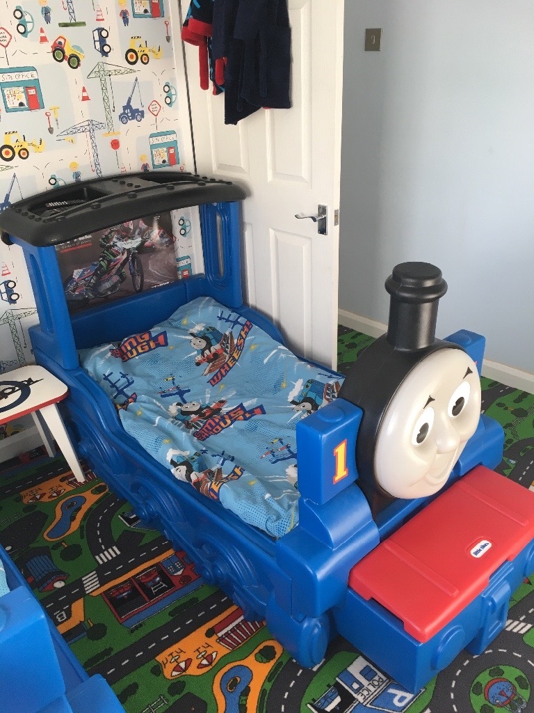 Thomas the tank engine toddler bed with mattress if needed. in