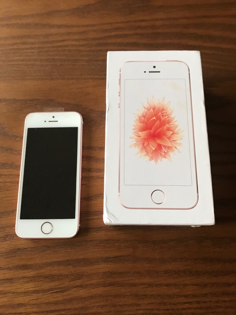 iPhone 5SE Rose Gold, Excellent Condition, Boxed, Unlocked to all ...