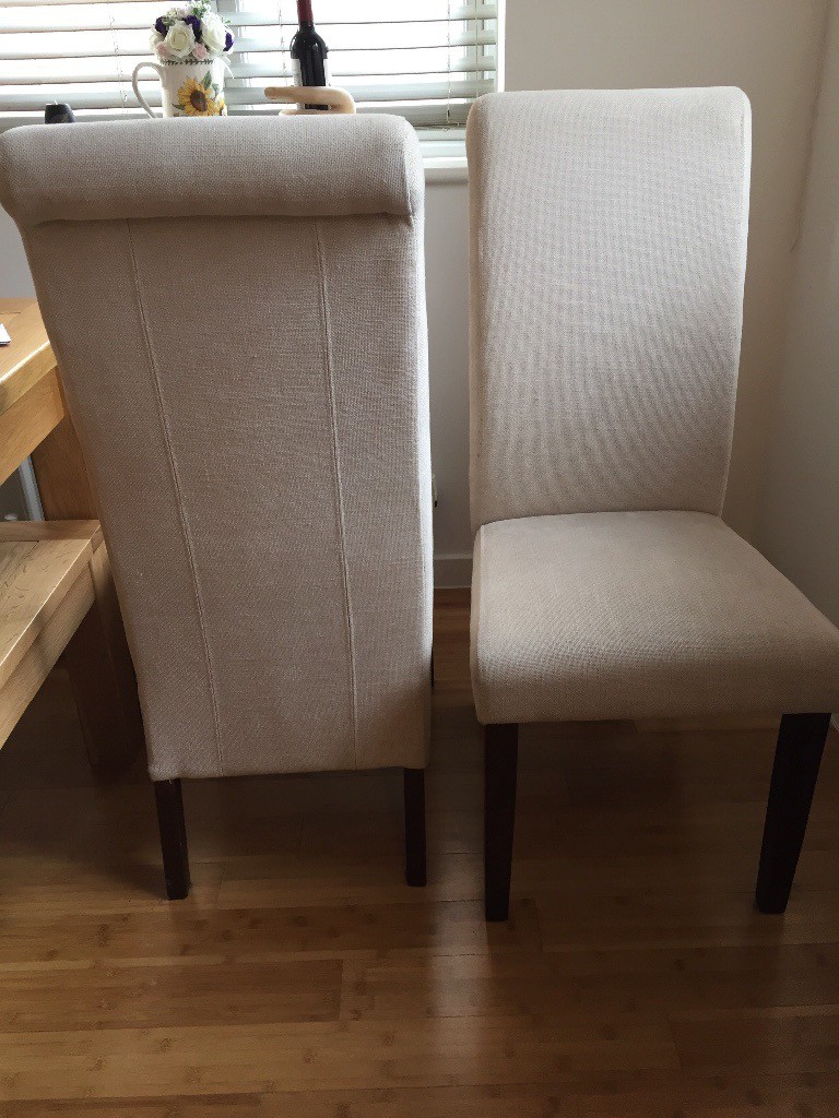 Four Cream Dining Chairs from Next in Colchester, Essex Gumtree