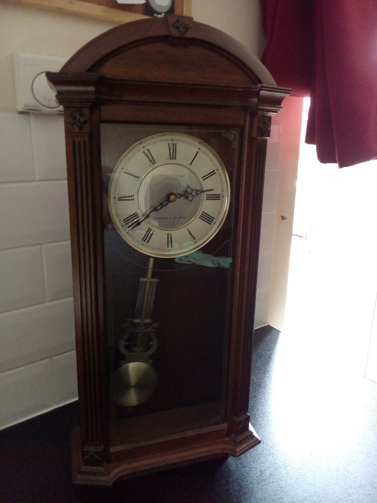Clearance Lovely London Clock Company Wooden Westminster Pendulum