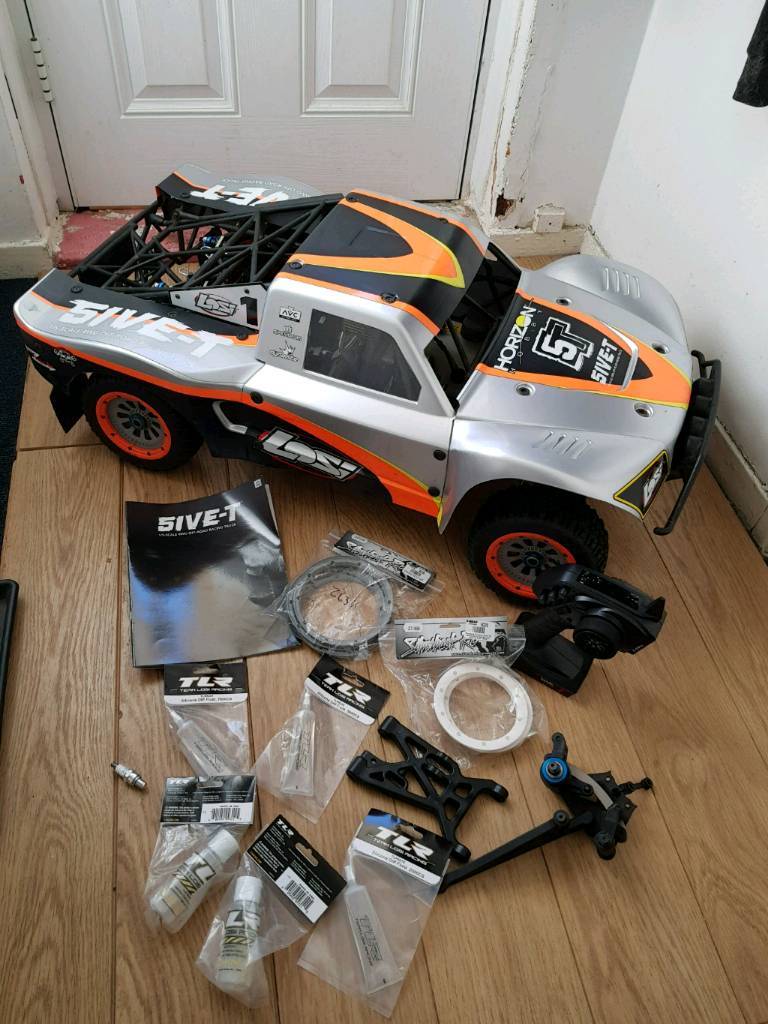 Losi 5iveT 29cc. Upgraded. 15 Scale Petrol RC Car Buggy. 5t in