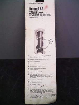 Electric  Water Heater 1500 Watt Element 120 Volt Bolt on Style XE-13