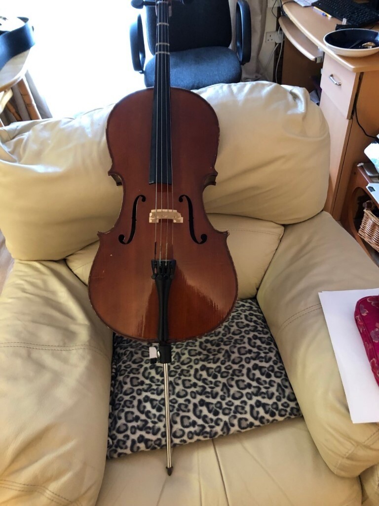 Half size cello suitable for a child very good tone in bournemouth