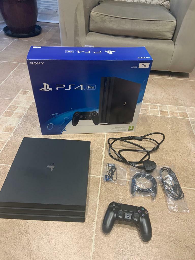 PS4 Pro 1TB mint condition with 4 games in Wirral, Merseyside Gumtree