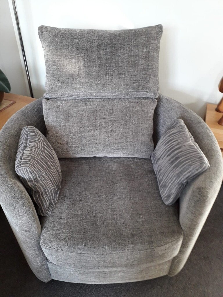 Fama venus recliner grey swivel chair | in Elgin, Moray | Gumtree