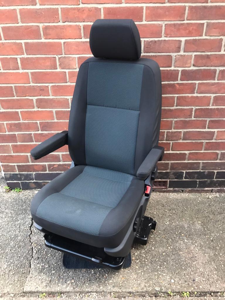 Vw T5 T6 Transporter Driver Captain Seat with Base in Simora Trim