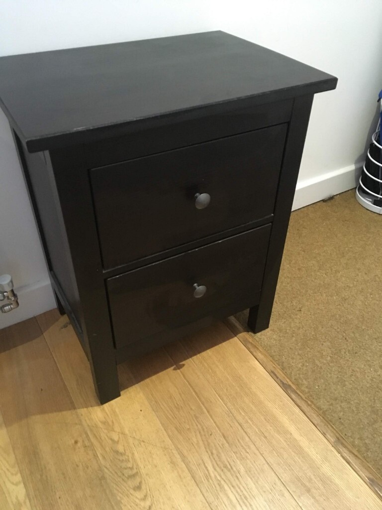 Ikea Malm Bedside Table 2 Drawers 2 Lamps In Brighton East