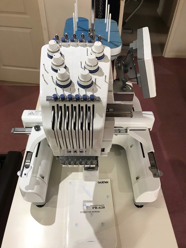 Brother PR620 embroidery machine. Superb condition and well cared for