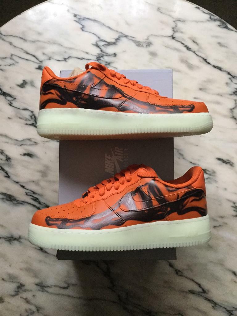 Nike Air Force 1 Skeleton Orange âStarfishâ UK8.5 US9.5 DS | in Lincoln, Lincolnshire | Gumtree