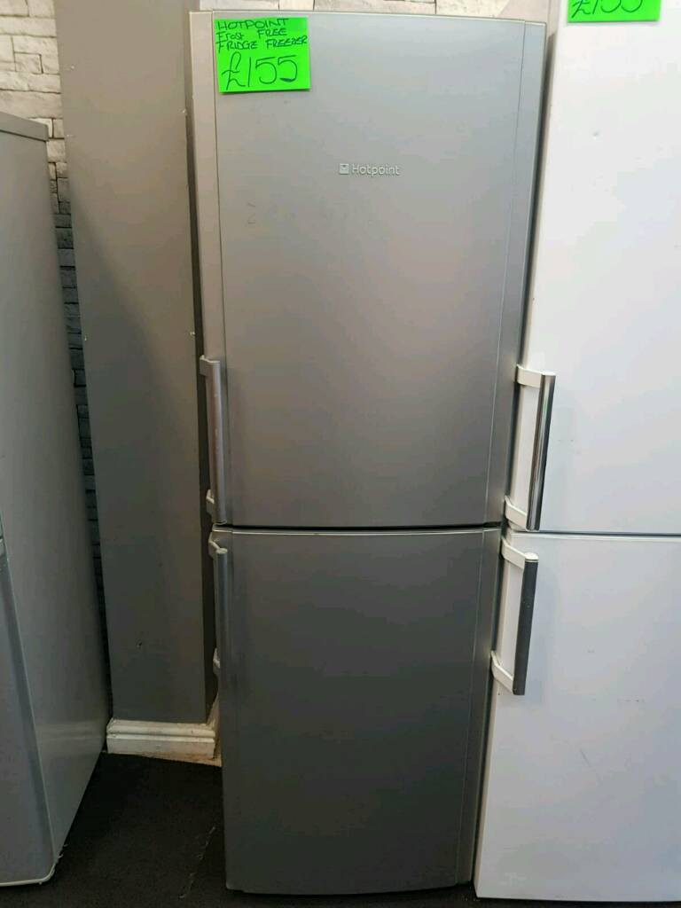 HOTPOINT 50^50 FROSTFREE FRIDGE FREEZER IN SILVER in Rotherham, South