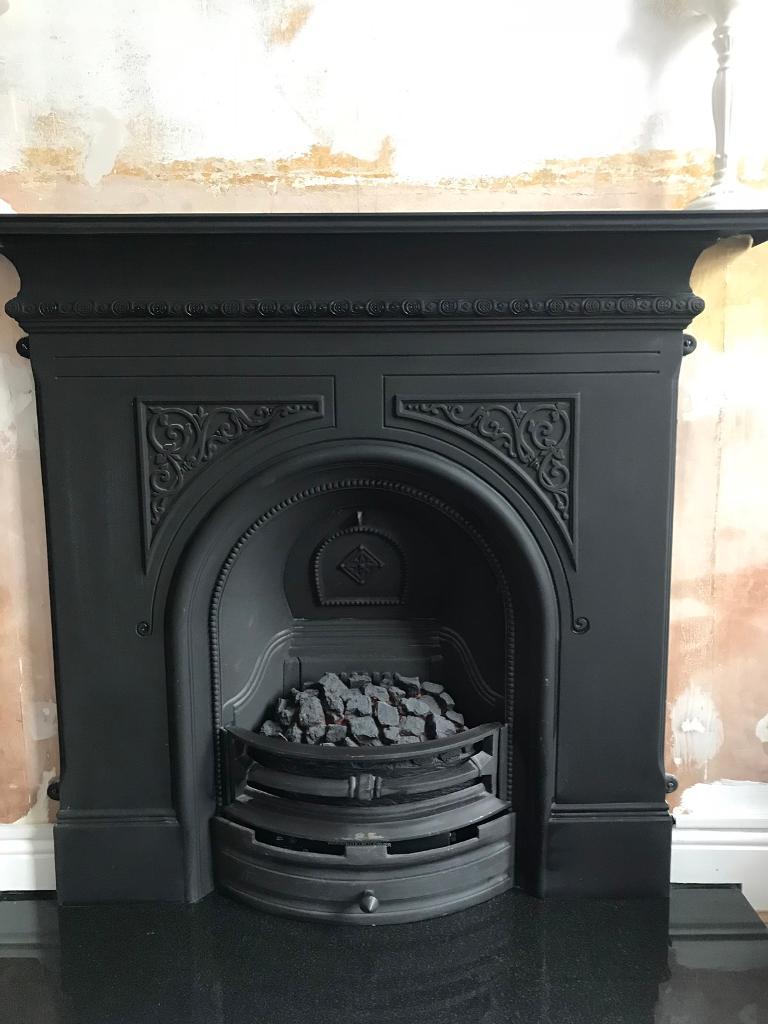 Gallery Pembroke Cast iron fireplace with electric fire insert in Carlisle, Cumbria Gumtree
