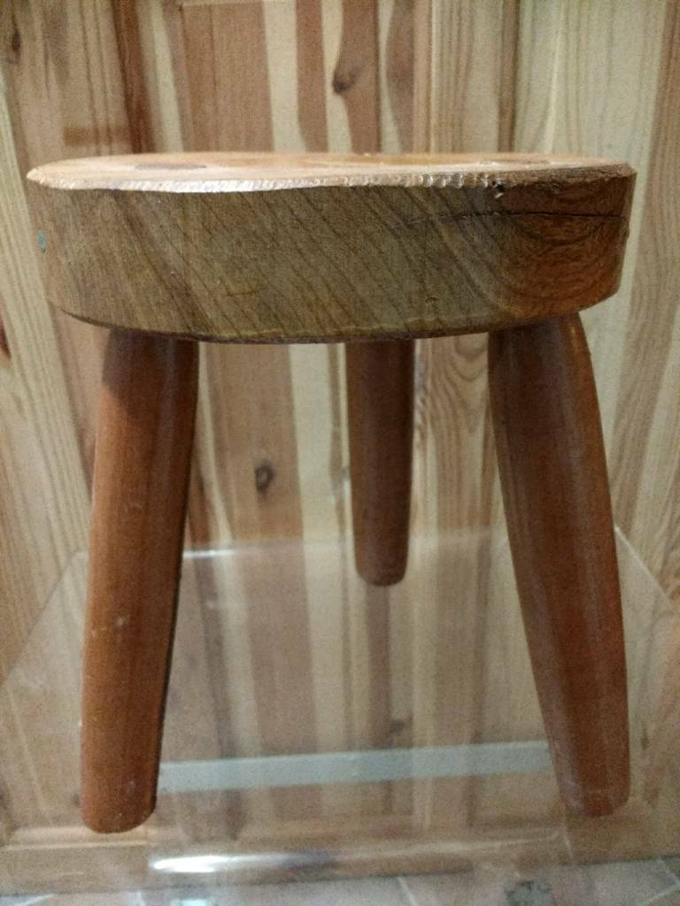 Wooden Vintage Small Milking Stool In Honiton Devon Gumtree