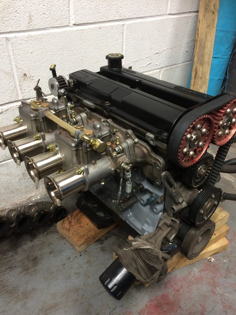 race=rally road 2*0 zetec engine steel rods pistons +more 100