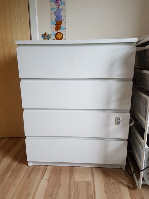Ikea Malm White Chest Of 4 Drawers In Edinburgh Gumtree