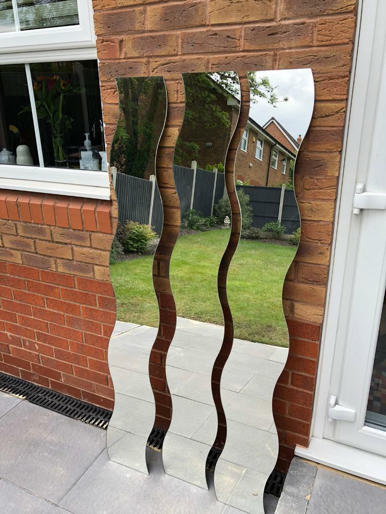 3 Wavy Mirrors in Sutton Coldfield, West Midlands Gumtree