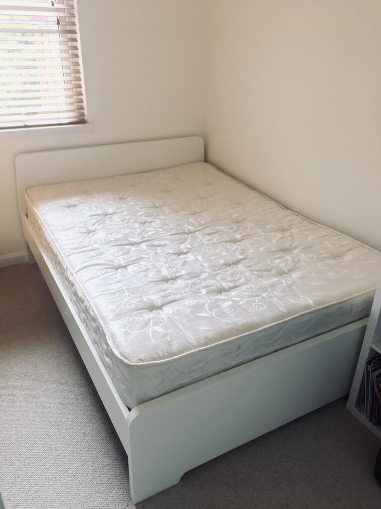 IKEA White Double Bed Frame Like New! in Banchory, Aberdeenshire Gumtree