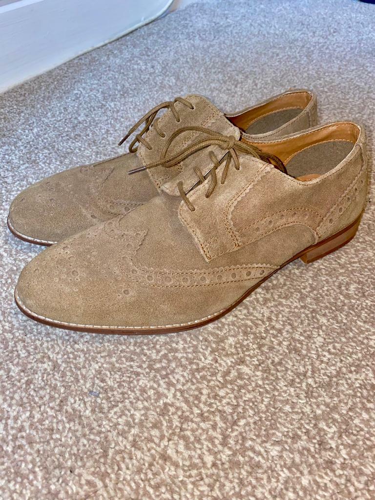 Brand New Kurt Geiger Real Suede Brogue Smart/Casual