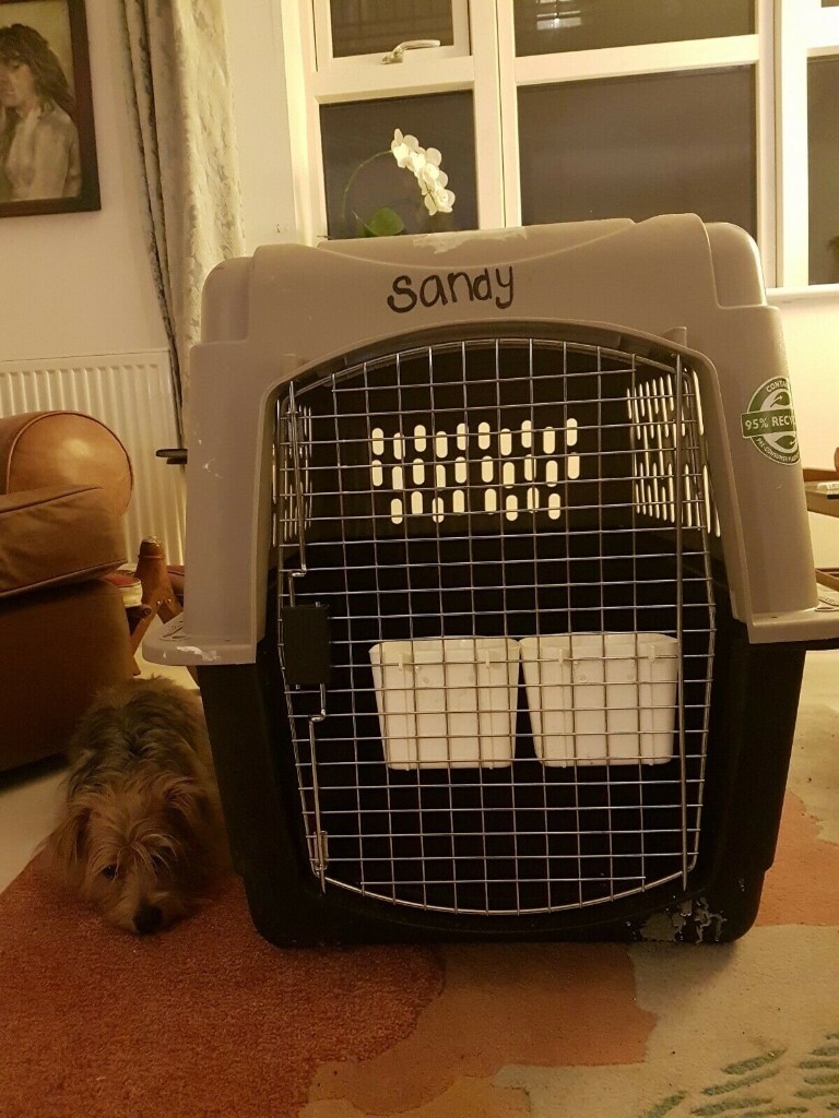 IATA approved Sky Kennel Large Airline Approved pet dog carrier crate