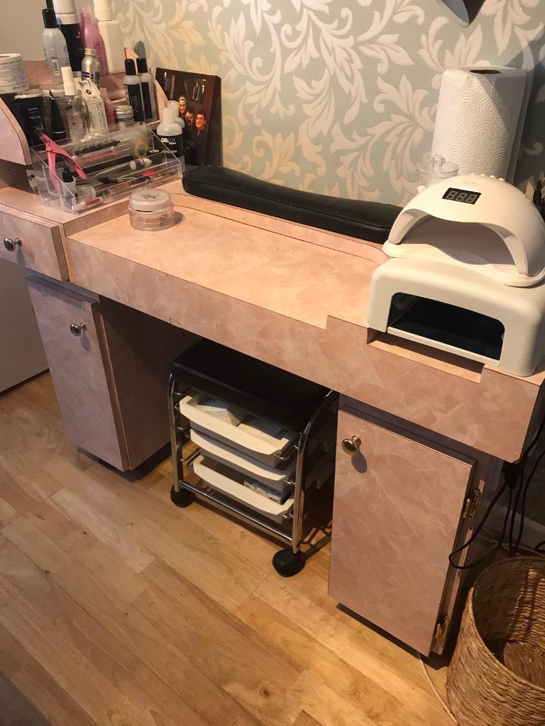 Nail station table in Dunstable, Bedfordshire Gumtree