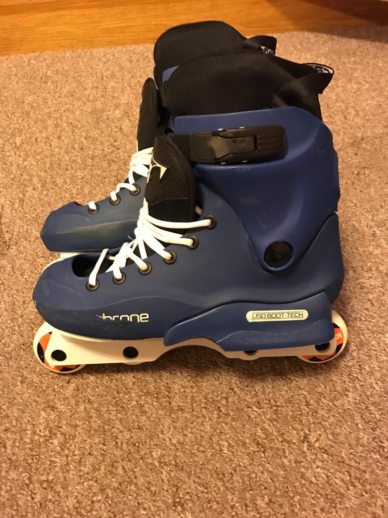 USD Classic Throne XV Navy Aggressive Inline Skates in Churchdown, Gloucestershire Gumtree