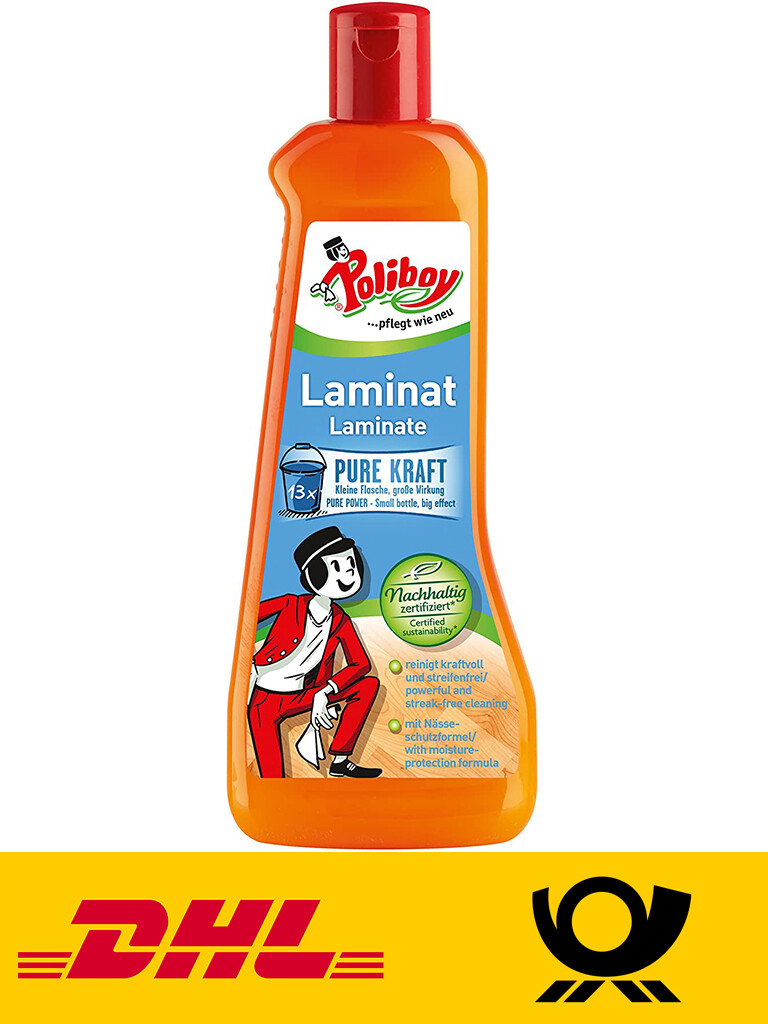 Poliboy Laminat Konzentrat 500 ml, Reinigung & Pflege auch für Kork und Linoleum