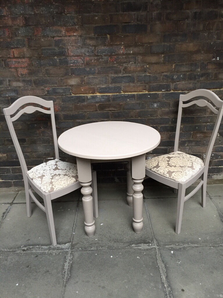 Recently Up Cycled Round Table 2 Chairs In Old Street London Gumtree