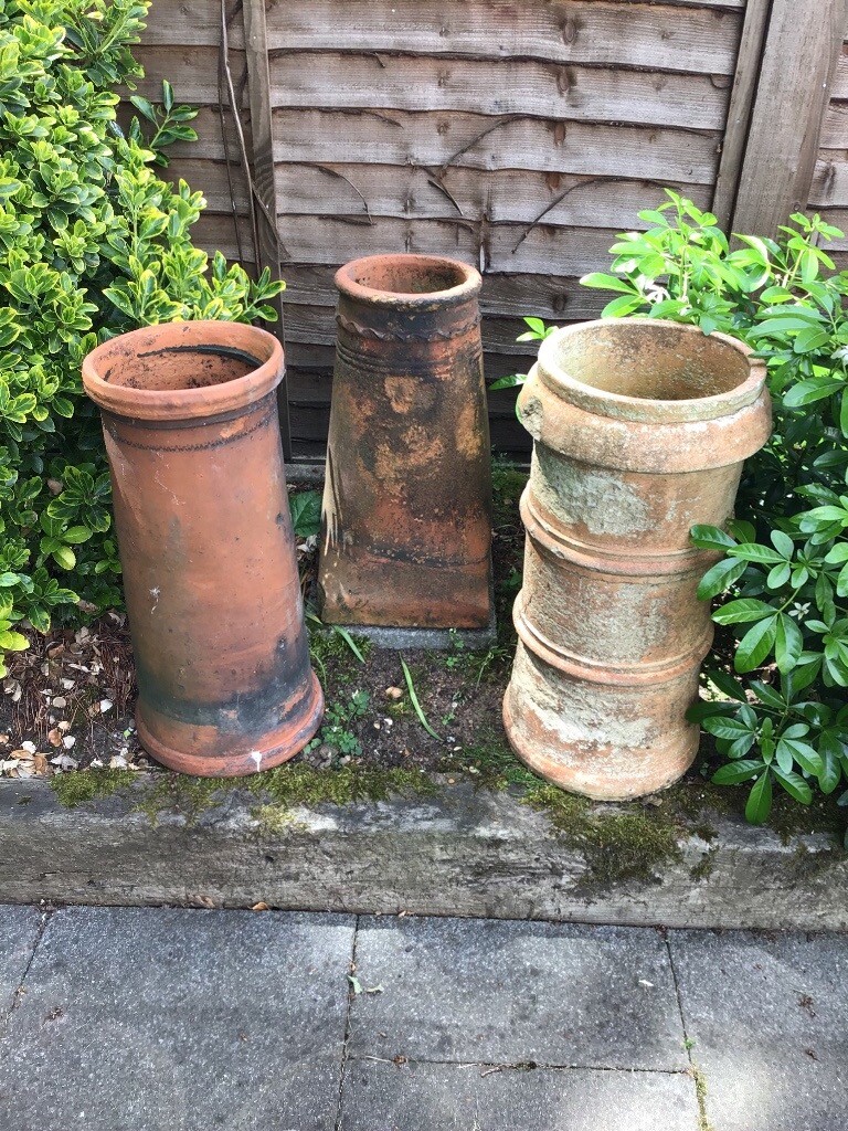 Old chimney pots in West Moors, Dorset Gumtree