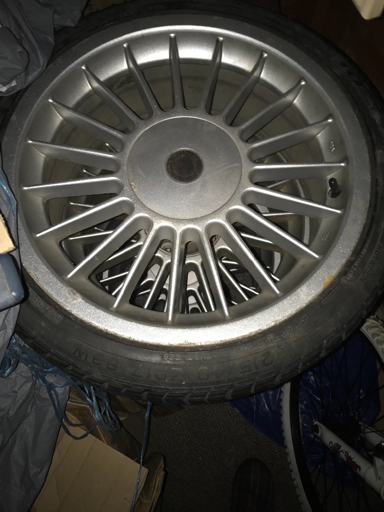 Alpine 4 x 17” alloy wheels with good tyres was on my BMW E30 in Romsey, Hampshire Gumtree