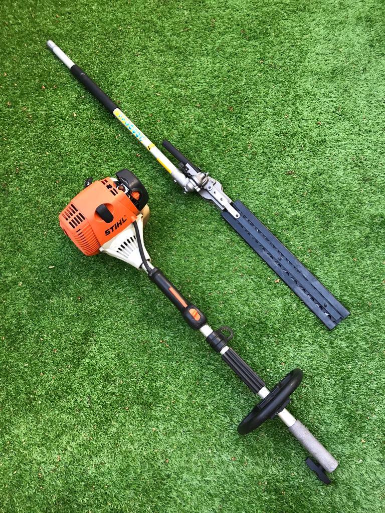 2012 STIHL KM90R KOMBI POWER UNIT WITH HEDGE TRIMMER ATTACHMENT in
