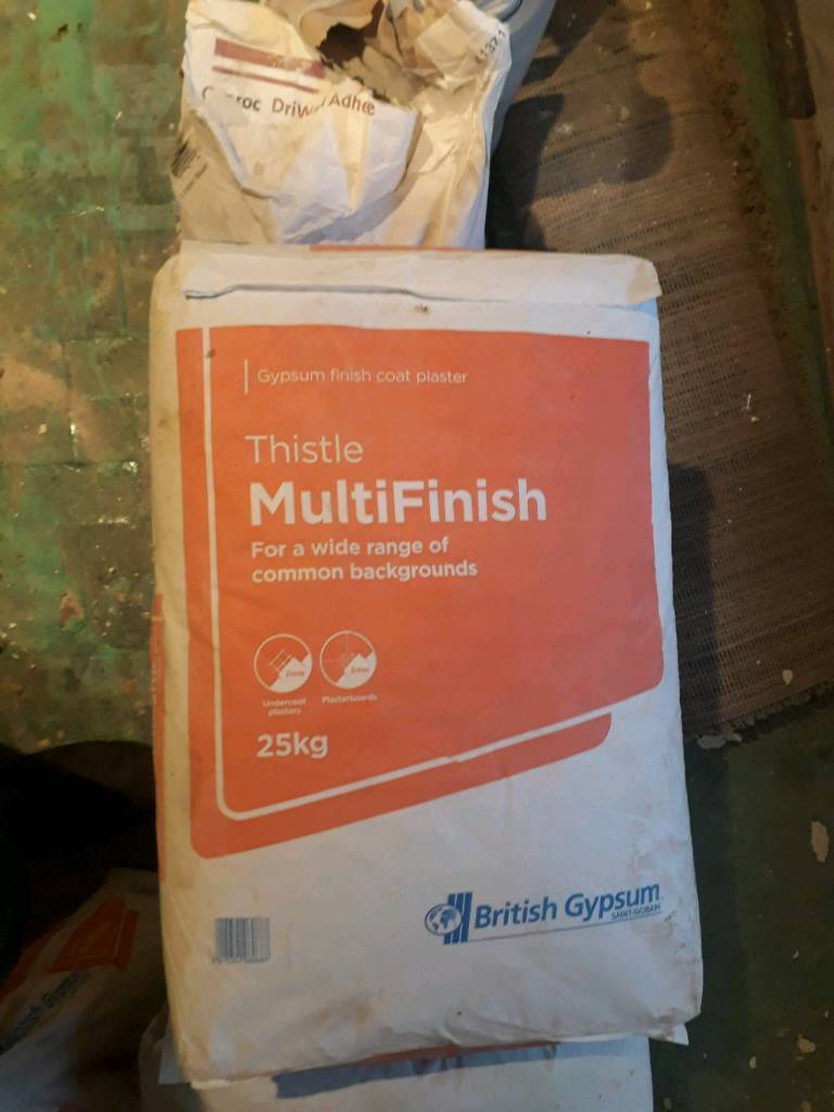  British Gypsum  Thistle Multi Finish Plaster 25kg x 5 