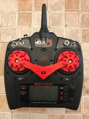3D Printed Gimbal Protectors for Spektrum DX8 