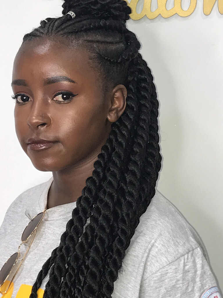 Knotless Braids Fulani Braids Crochet Braids Faux Locs Custom