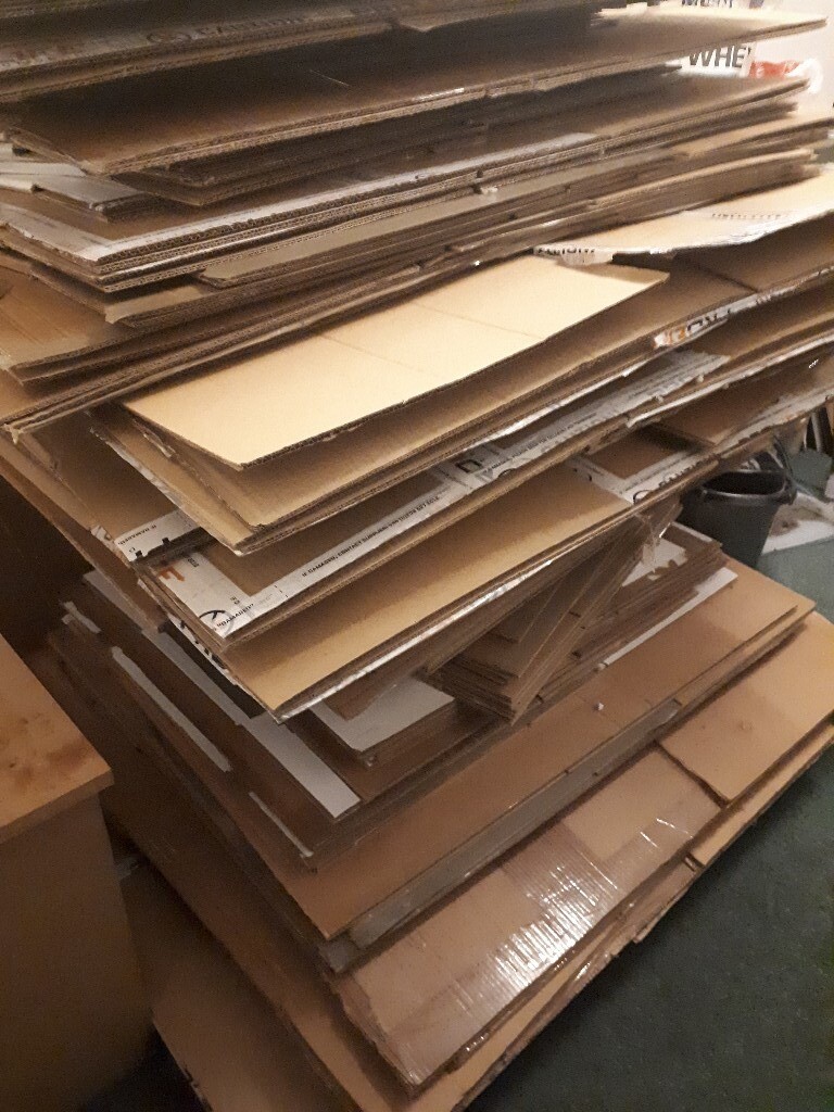 20 cardboard boxes + free bubble wrap in Leicester, Leicestershire