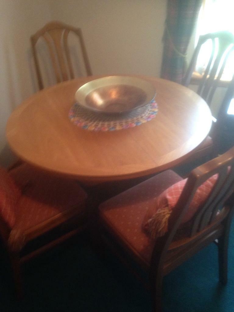 Round Dining Table with 4 Matching Chairs | in Huntly, Aberdeenshire