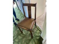4 antique dining room chairs