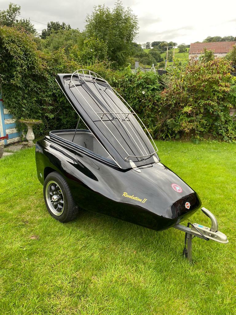 Freewheel Trailer Revolution II, Motorbike/Car Black Cargo Trailer