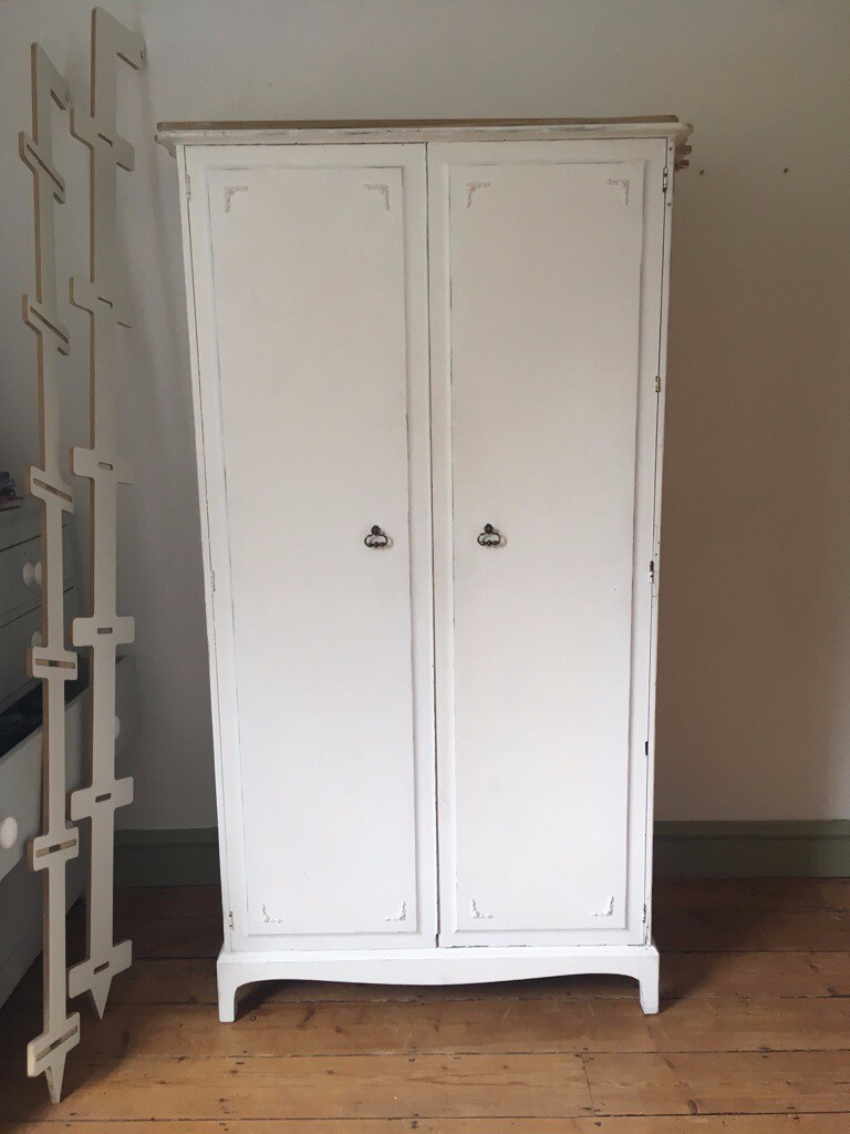 Free Shabby Chic Wardrobe With A Rail And Shelves In Stroud