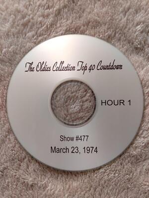 Oldies Collection Top 40 Countdown 3/23/1974 -Show # 477- See Listing